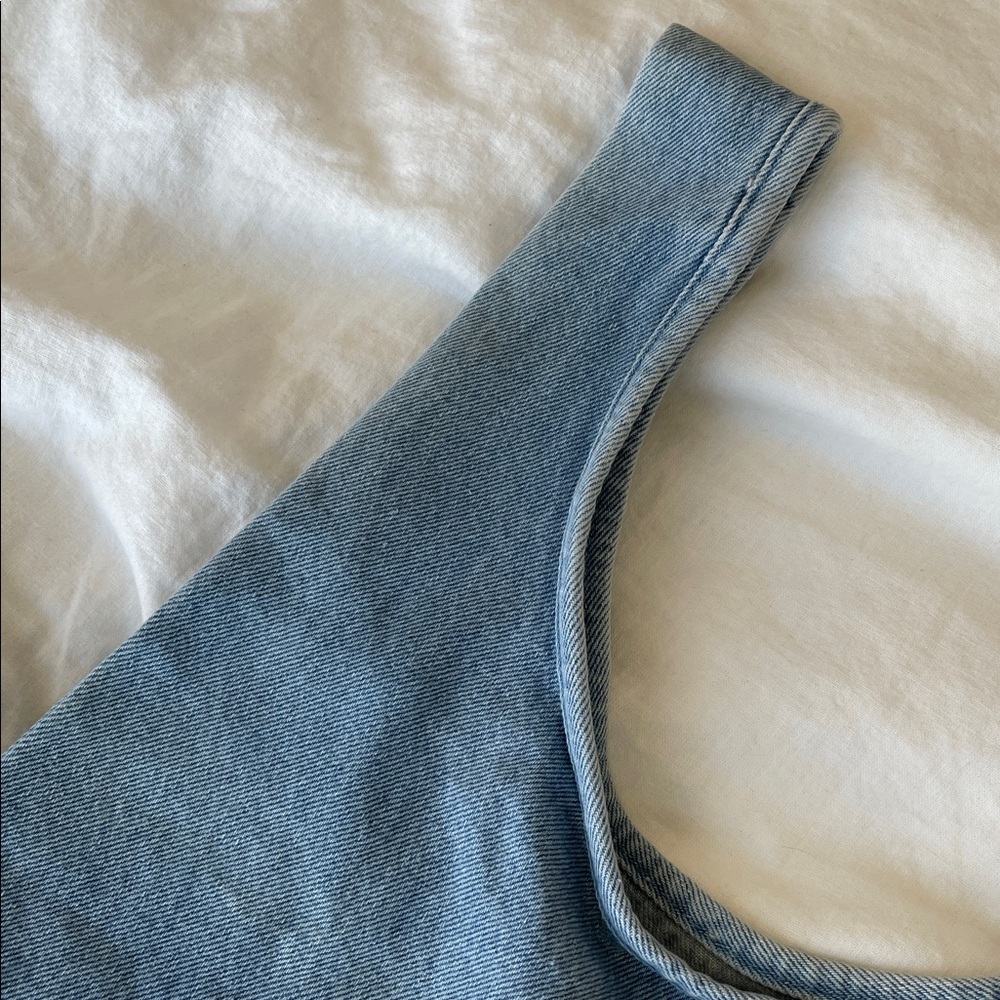 RARE BAGGU Denim tote bag - light blue - Picture 2 of 4